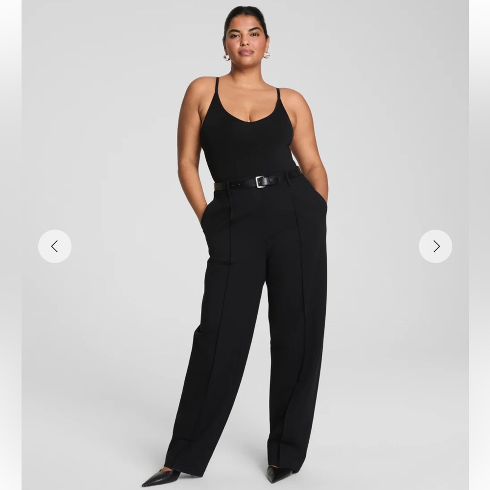 Spanx ponte barrel leg pant women's size M petite